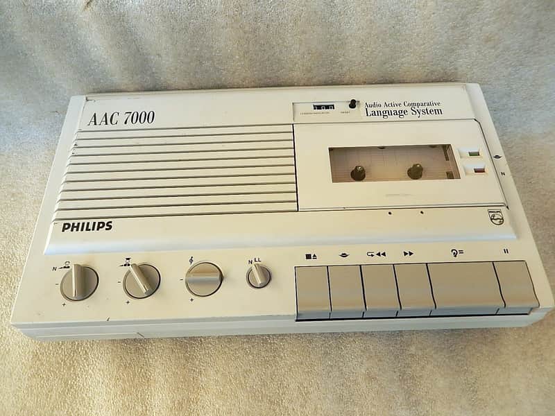 Philips audio active comparative language system - AAC7000  Cassette Tape Player image 1