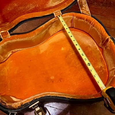 Ess & Ess Vintage Guitar Case 1950s - Black and Gold image 21