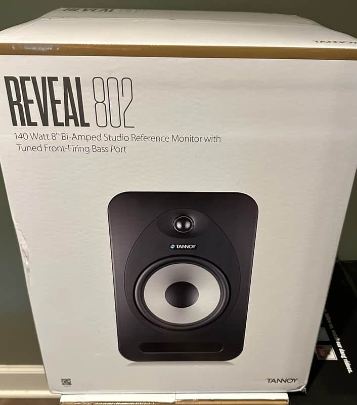 Tannoy Reveal 802 Powered Monitor (Pair) 2010s - Black image 1
