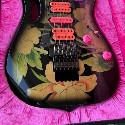 AUTOGRAPHED Ibanez JEM77-FP Steve Vai Signature 1988 - 2004 - Floral Pattern image 11