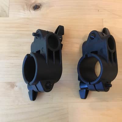 NEW- 2X Alesis SURGE/COMMAND Electronic Drum Rack Mount Clamps - 1.5 Inch - 102370013-A Black image 1