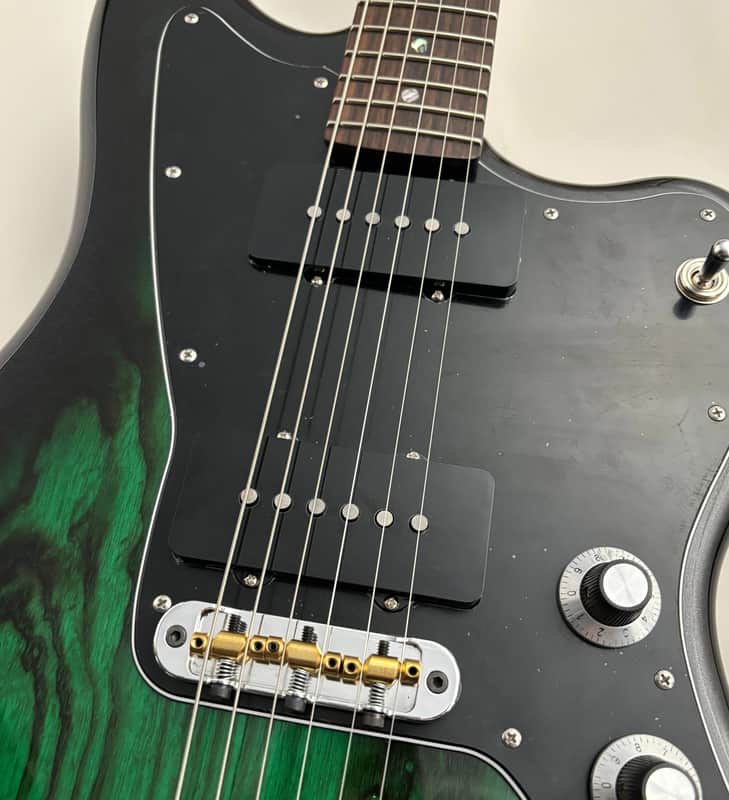 Psychederhythm Psychomaster 2024 - Burn Green Black Metallic Burst