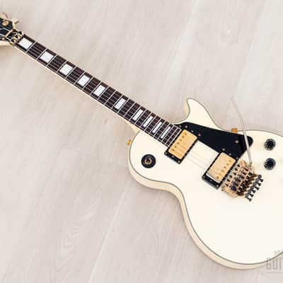 1987 Burny LC-100YS Yasu Signature Vintage Guitar Snow White w/ Tremolo & Case, Japan Fernandes image 12