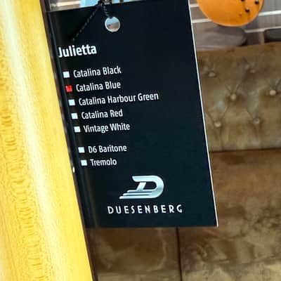 Duesenberg Julietta Catalina Blue + incl. Gigbag + NEW + 3,36 kg image 9