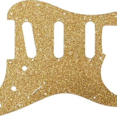 WD Custom Pickguard For Fender VooDoo Jimi Hendrix Tribute Stratocaster #60RGS Rose Gold Sparkle