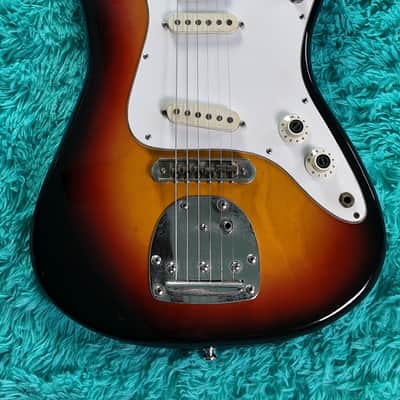 1975 Guyatone LG-23 Electric Guitar – Made in Japan – Sunburst – Original Case & Paperwork image 3
