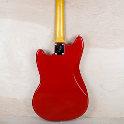 Fender MG-69 Mustang '69 Reissue MIJ 2010 Red w/ Matching Headstock EMG Active PUs Japan w/ Bag image 3