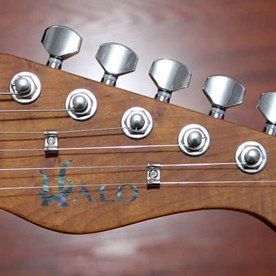 Halo SALVUS 6-string Wide Neck Guitar (48mm Nut 😀) Swamp Ash Body, Roasted Maple Neck image 6