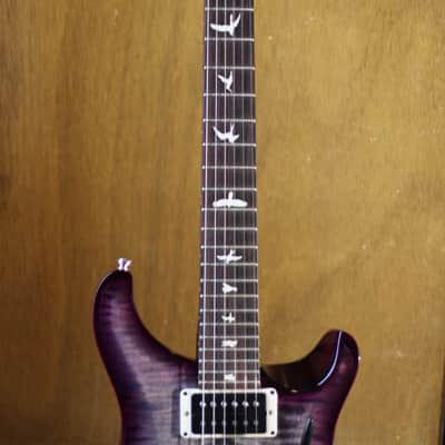 PRS USA CE 24 2021 - Charcoal Purpleburst Limited black satin neck image 14