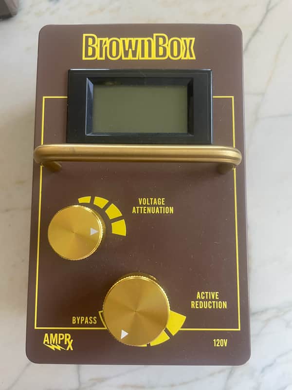 AmpRx BrownBox Tube Amplifier Input Voltage Attenuator 2010s - Brown image 1