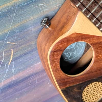 Rays Rootworks Electric acoustic Slimline concert ukulele 2026 - Oil image 15