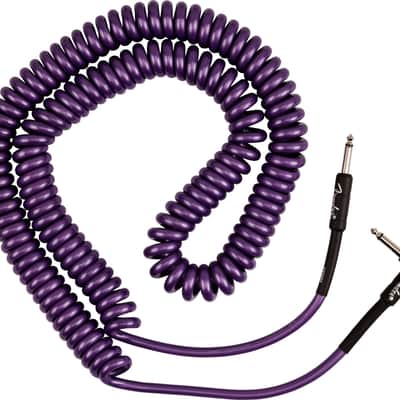 Fender J Mascis Coil Cable, 30', Purple image 2