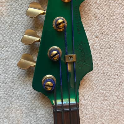 Fender Precision Special Bass with Maple Fretboard 1980 - Emerald Green image 1