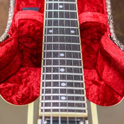 Epiphone Tom DeLonge Signature ES-333 | Brown Cream Stripe image 7