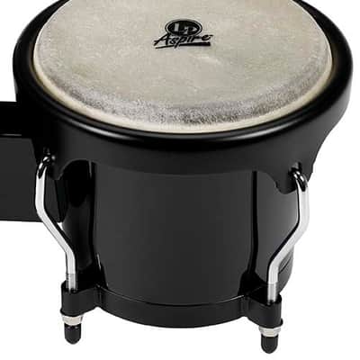 Latin Percussion LP Aspire 6 3/4 - 8" Bongo - Black Black (LPA601F-BK) image 4