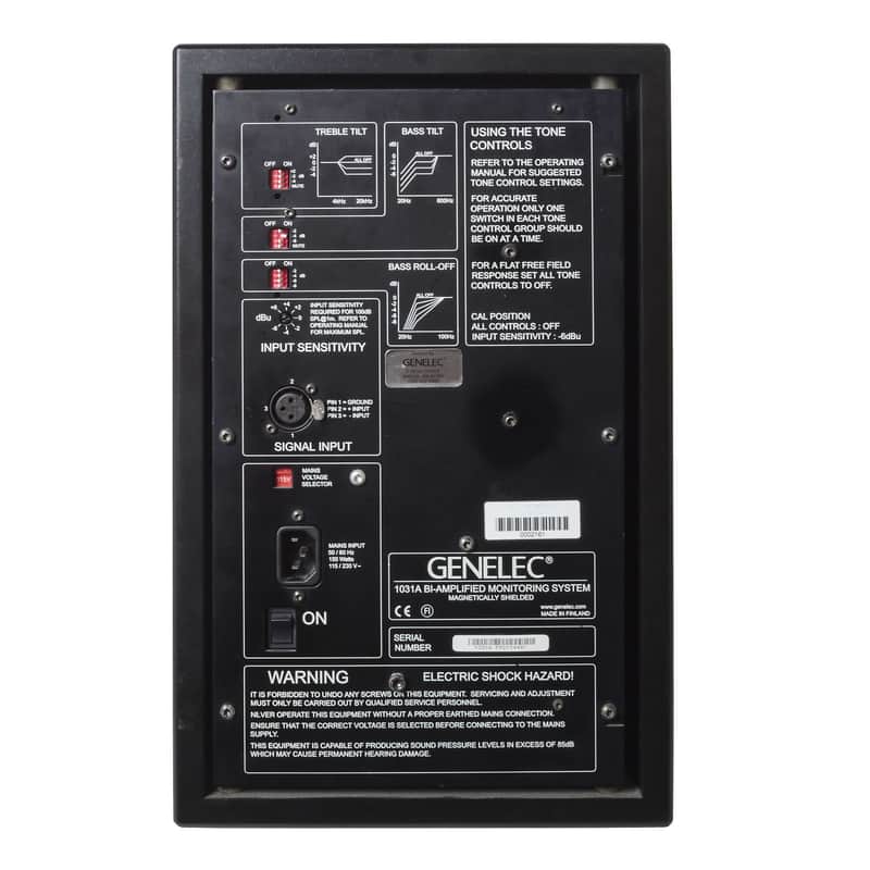 Genelec 1031A 8" Powered Nearfield Studio Monitor (Single) image 2