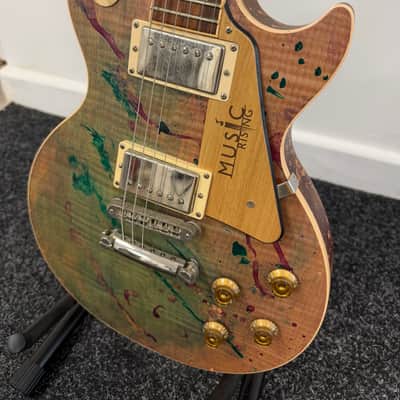 Gibson Les Paul Music Rising 2005 #18 of 300 – Hand-Painted image 3
