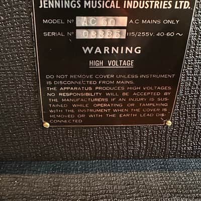 Vox Head Cabinet AC50 big box repro maybe north coast image 4