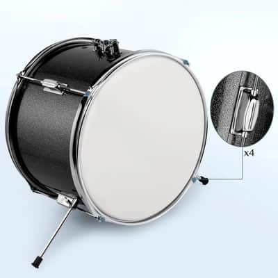 5-Piece Complete 14" x 10" Full Size Junior Drum Percussion Kit image 3