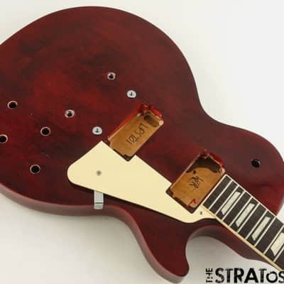 USED Gibson USA Les Paul Studio Model BODY + NECK + PG USA Wine Red image 2