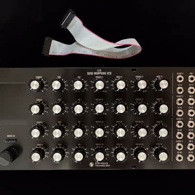 Synthesis Technology Quad Morphing E370 Quad Morphing VCO 2010s - Black image 1
