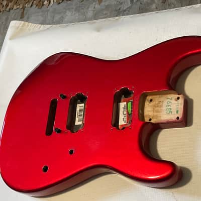 2008 Charvel USA San Dimas 2H Metallic Red Stratocaster Style Guitar Body Floyd Ready image 3
