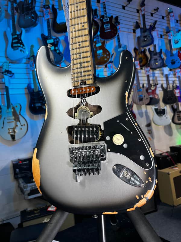 EVH Limited-edition Frankenstein Series Relic Electric Guitar - Silverburst Auth Deal Free Ship! 016 image 1