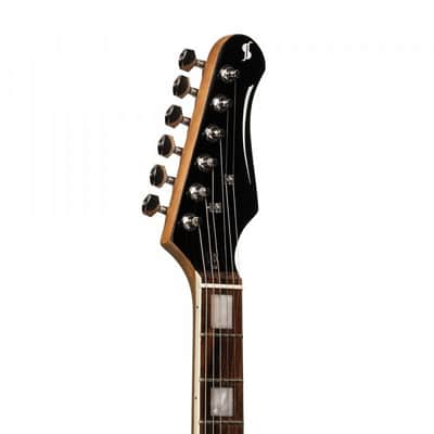 Stagg SES-60 NAT Vintage Series Solid Alder Body Bolt-on Roasted Maple Neck 6-String Electric Guitar image 6