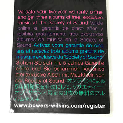 One Pair of Bowers & Wilkins CM1 Bookshelf Speakers image 15