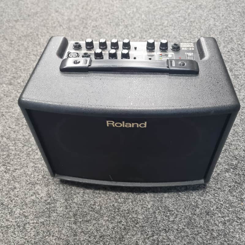 Roland AC-33 Acoustic Chorus 2-Channel 30-Watt 2x5" Acoustic Guitar Combo 2010 - Present - Black image 1
