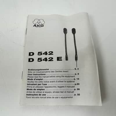 (New) AKG D542 Dynamic Gooseneck Microphone image 4