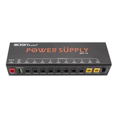 Mosky MPT-10  Guitar Effect Pedal Power Supply 10 DC Outputs/ 5V USB Output for 9V 12V 18V,price include the import duty for US buyer image 5
