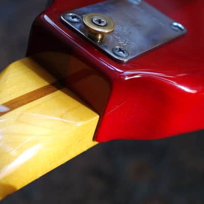 1981 Kramer USA Vanguard Strathead Flying Vee Trans Red San Dimas Charvel Vibe! image 11