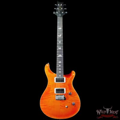 2023 Paul Reed Smith PRS Wild West Guitars Special Run CE 24 Painted Black Neck 57/08 Pickups Orange 7.10 LBS image 3