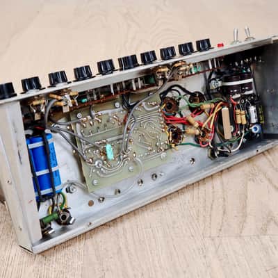 1971 Oliver B200 Duoflex Vintage Bass Amp Head 7027 Ampeg USA, Powerflex image 11