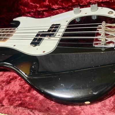 Fernandes LEB-1 Black Precision Bass PB-62 body Made In Japan Rare Used image 2