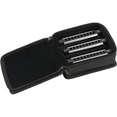Fender Blues Deluxe Harmonicas - 3 Pack with Case image 2