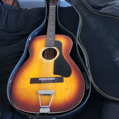 1960s Harmony H912 Stella 12-string - high action? - case image 18