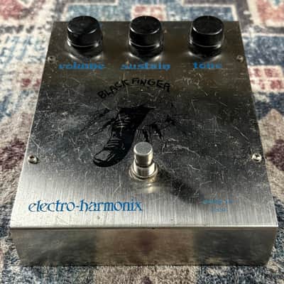 1977 Electro-Harmonix Black Finger Compressor Vintage Made In USA Guitar Effect Pedal! image 2