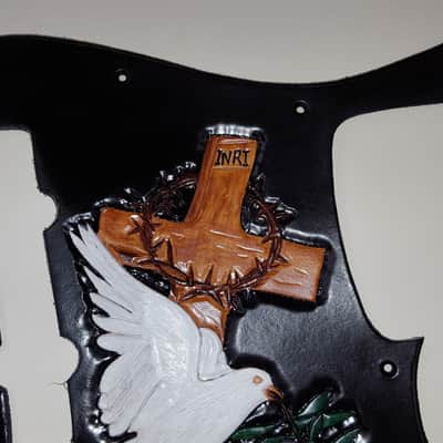 leather Pick guard Custom fitsTelecaster 2019 "this is just a sample but you design your pick guard" image 9