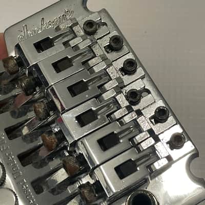 2000's Jackson Dinky Guitars JT-580LP Chrome Licensed Floyd Rose Tremolo Guitar Bridge & Arm image 17