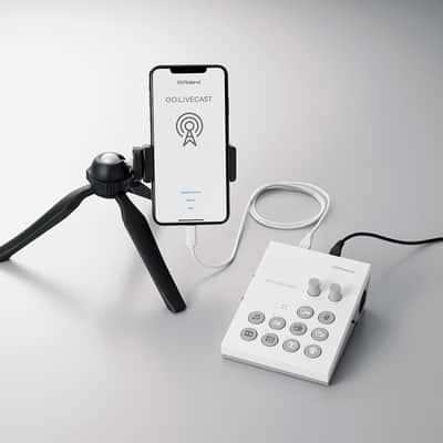 Roland GO:LIVECAST Smartphone Live Streaming Mixer 2020 - White image 5