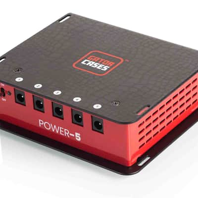 Gator Cases GTR-PWR-5 Pedal Board Power Supply with 5 Isolated Outputs image 1