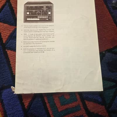 Roland Cr 68 Owners Manual Original