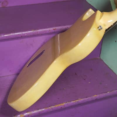 1956 Gibson Les Paul Jr TV Yellow Electric Guitar (Refinished) (VIDEO! Fresh Work, Ready) image 17