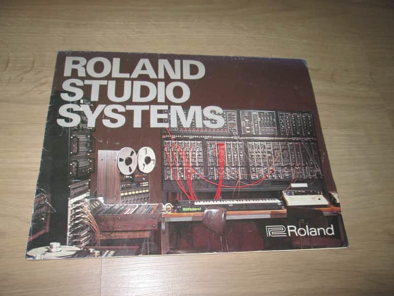 Roland Studio Systems – System 100M/100/700 - 1978 - Original Vintage Synthesizer Brochure/Catalog-Ultra Rare image 1