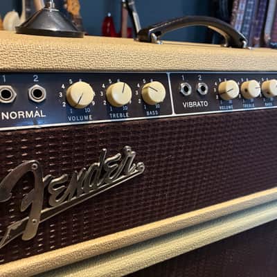 1961 Fender Bandmaster 40-Watt - Blonde + cab image 7