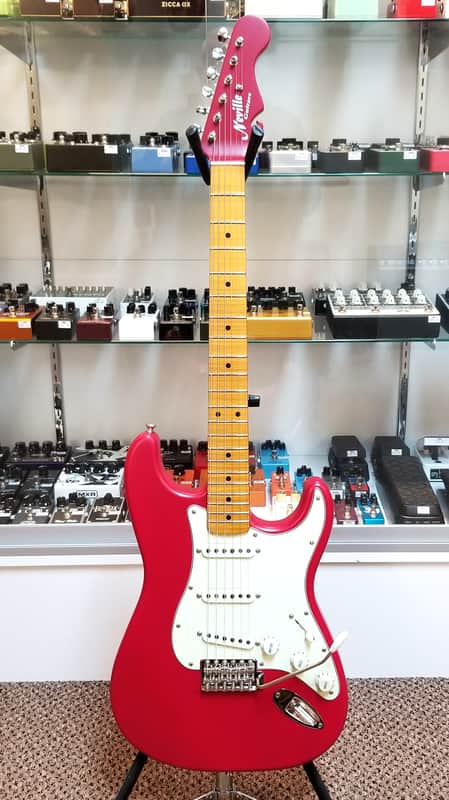 2026 Neville Guitars S-Style Custom Shop #615 in Matte Dakota Red, Excellent Condition with Hard Case! image 1