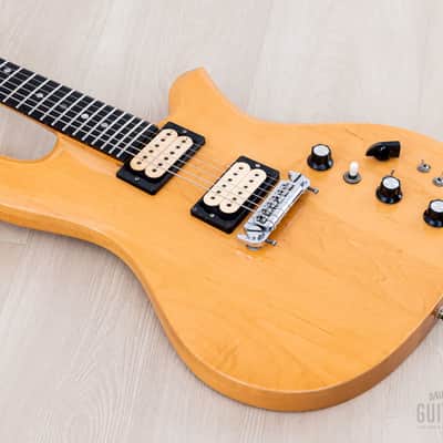 1980 Aria Pro II EG-1400 Eagle Vintage Neck Through Guitar, Near-Mint w/ DiMarzio & Case, Japan image 10