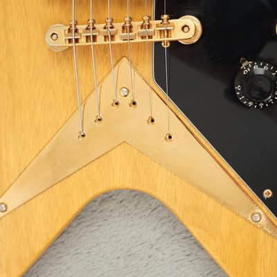 1983 Gibson Flying V Heritage Reissue, Korina + OHSC image 18